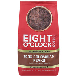 Eight O'clock Medium Roast Ground Coffee - 20 OZ 6 Pack