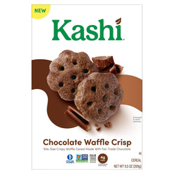 Kashi Chocolate Waffle Crisp Cereal - 9.5 OZ 8 Pack