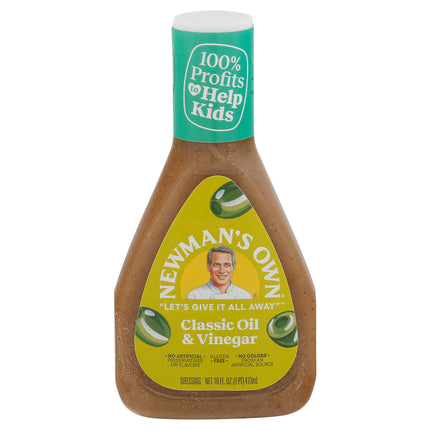 Newman's Own Dressing Oil & Vinegar Dressing - 16 FZ 6 Pack