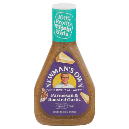 Newman's Own Dressing Roasted Garlic Dressing - 16 FZ 6 Pack