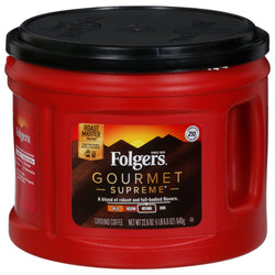 Folgers Dark Medium Gourmet Supreme Ground Coffee - 22.6 OZ 6 Pack