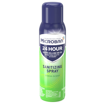 Microban Fresh Scent Sanitizing Spray - 15 OZ 6 Pack