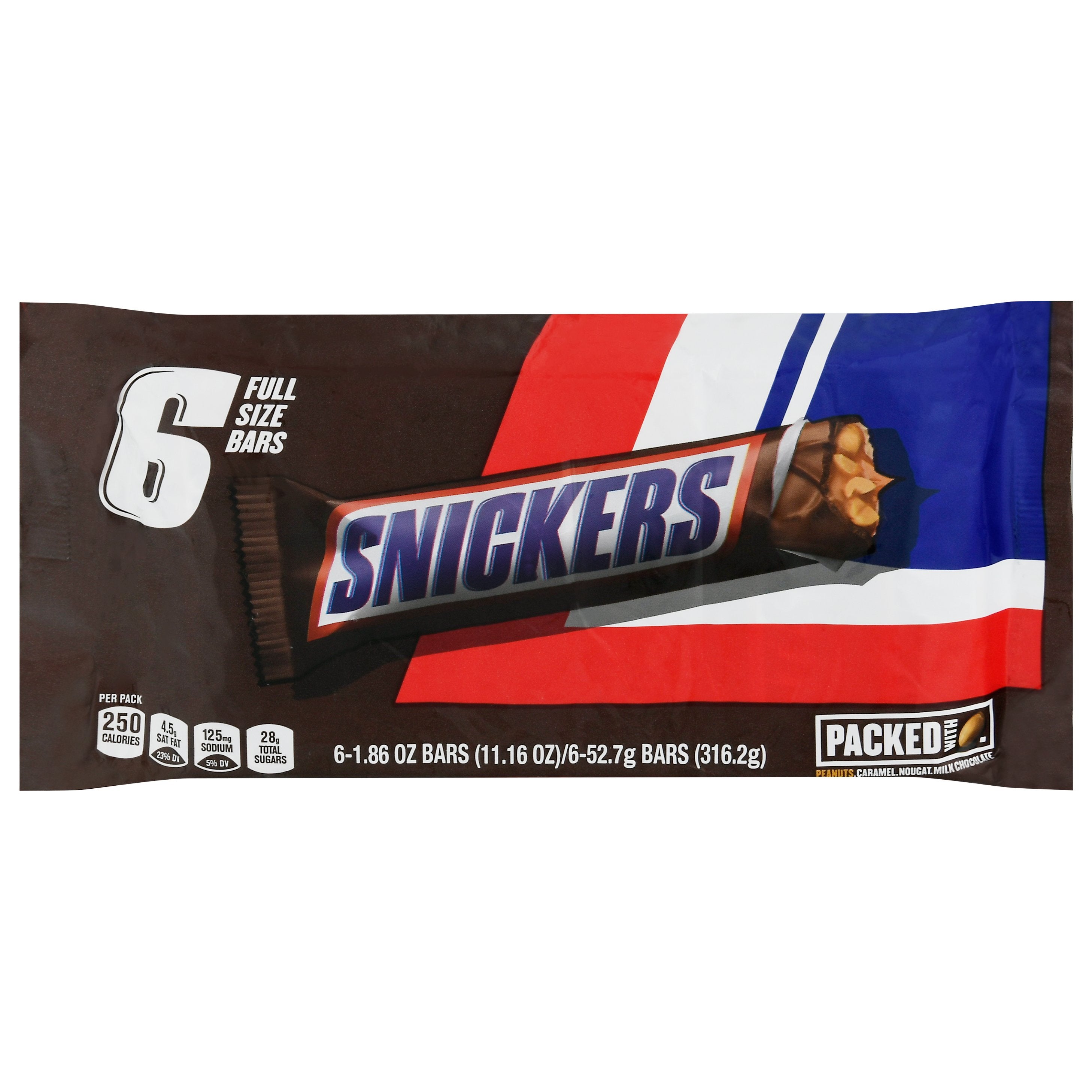 Snickers Candy Bars - 11.16 OZ 24 Pack – StockUpExpress