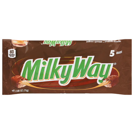 Milky Way Milk Chocolate Fun Size Candy Bars - 2.66 OZ 24 Pack