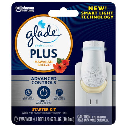 Glade Plugins Scented Oil Plus Hawaiian Breeze - 0.67 FZ 5 Pack