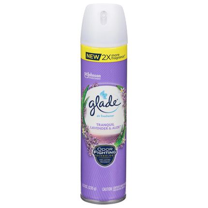 Glade Air Freshener Aerosol Tranquil Lavender - 8.3 OZ 6 Pack