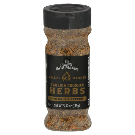 Mccormick Grill Mates Herbs Garlic & Crushed with Salt & Pepper - 5.47 OZ 6 Pack