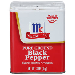 Mccormick Black Ground Pepper - 3.0 OZ 12 Pack