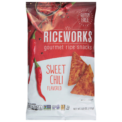 Riceworks Gourmet Sweet Chili Flavored Rice Snacks - 5.5 OZ 6 Pack