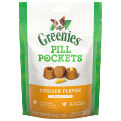 Greenies Chicken Flavor Pill Pockets - 7.9 OZ 6 Pack