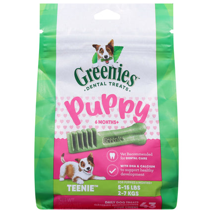 Greenies Puppy Teenie Dental Treats - 12.0 OZ 4 Pack