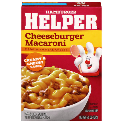 Hamburger Helper Macaroni Cheeseburger - 6.6 OZ 12 Pack