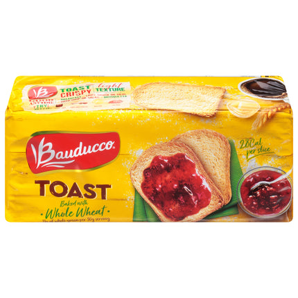 Bauducco Toast Whole Wheat - 5 Oz 15 Pack