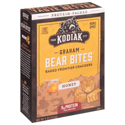 Kodiak Cakes Bear Bites Honey Graham Crackers - 9 OZ 8 Pack