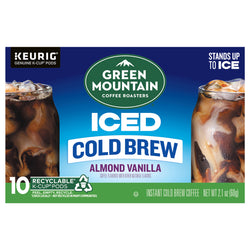 Green Mountain ICED Almond Vanilla Cold Brew - 2.1 OZ 6 Pack