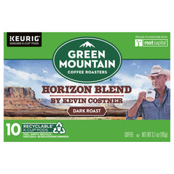 Green Mountain Coffee Roasters Horizon Blend By Kevin Costner Dark Roast Coffee - 3.7 OZ 6 Pack