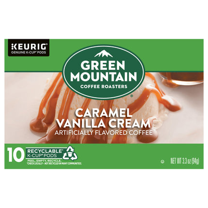 Green Mountain Caramel Vanilla Cream Coffee - 3.3 OZ 6 Pack