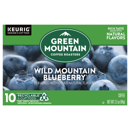 Green Mountain Coffee Wild Mountain Blueberry K-Cup - 3.3 OZ 6 Pack