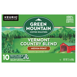 Green Mountain Coffee Roasters Vermont Country Blend Keurig Single-Serve K-Cup Pods, Medium Roast Coffee - 3.1 OZ 6 Pack