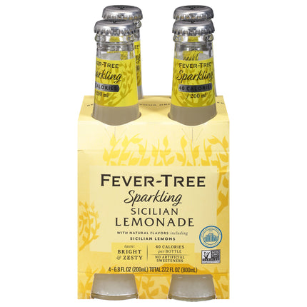 Fever-Tree Sparkling Sicilian Lemonade - 27.2 FZ 6 Pack