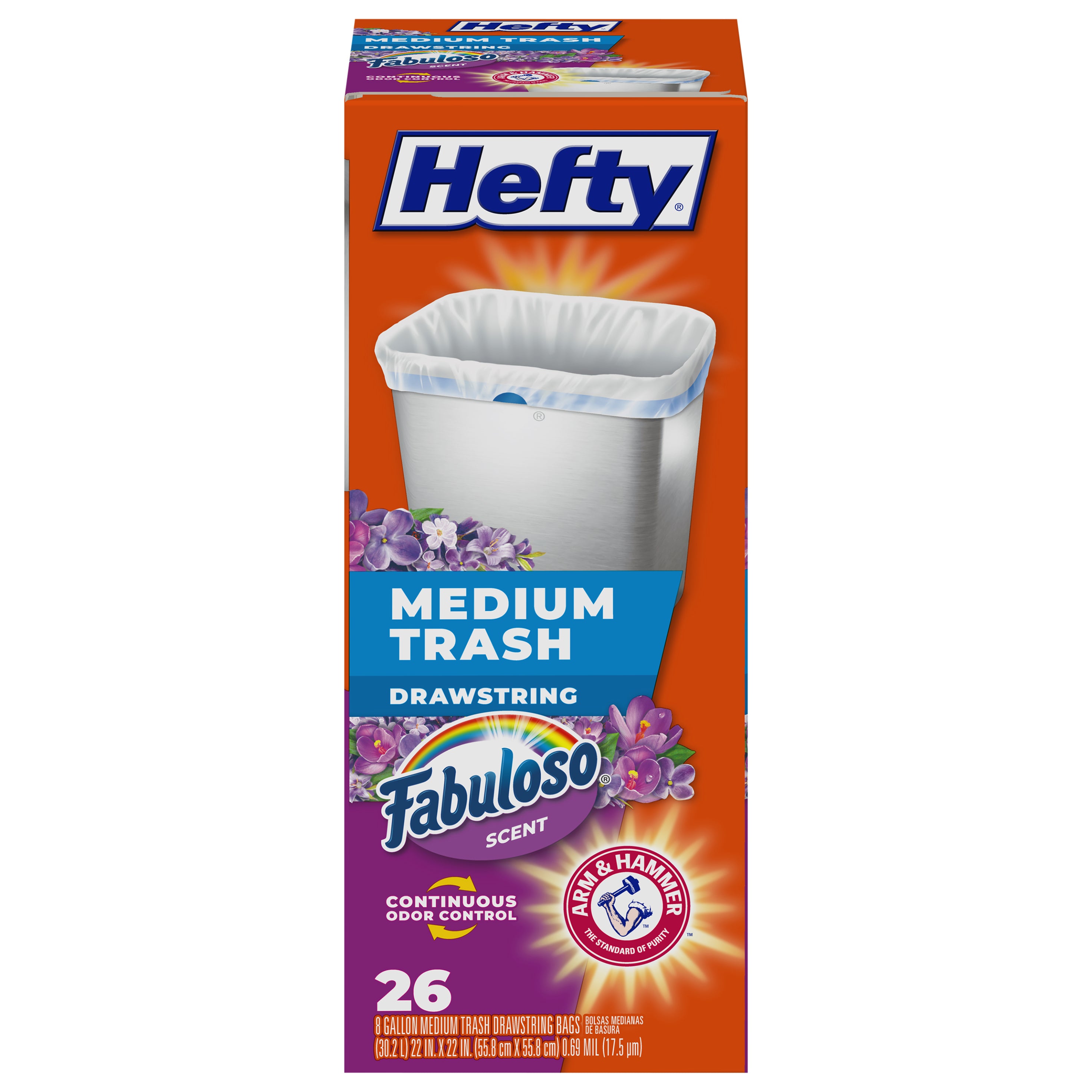 Hefty Recycling Trash Bags, Clear, 13 Gallon, 80 Count