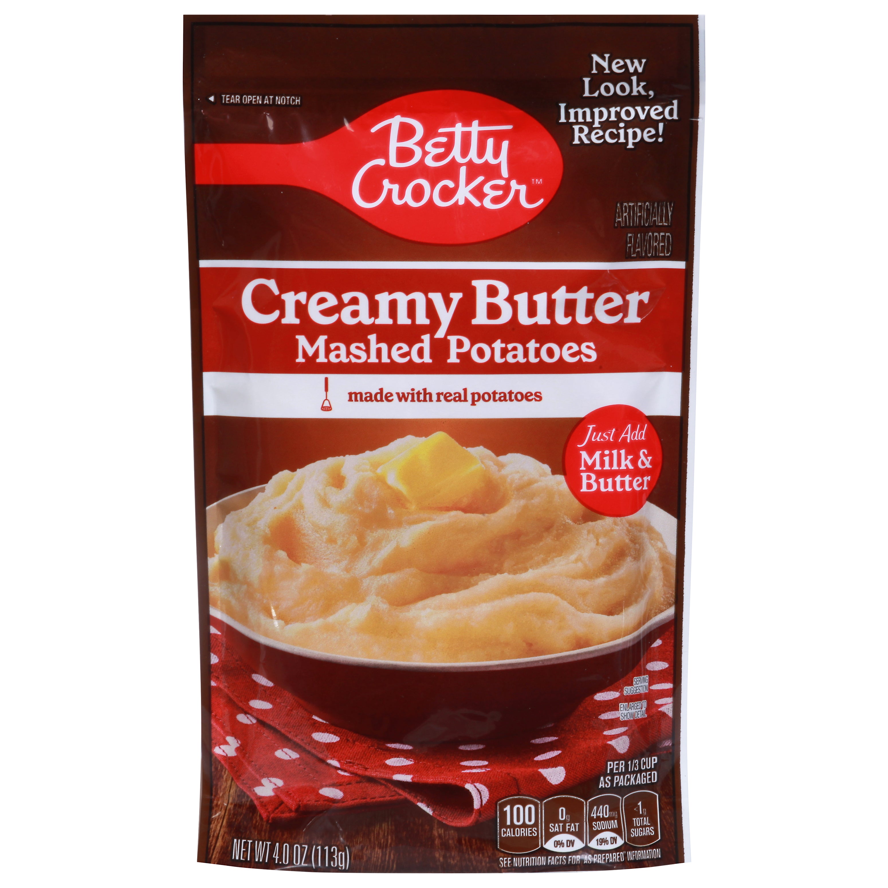 Betty Crocker Creamy Butter Mashed Potatoes - 4 OZ 8 Pack – StockUpExpress