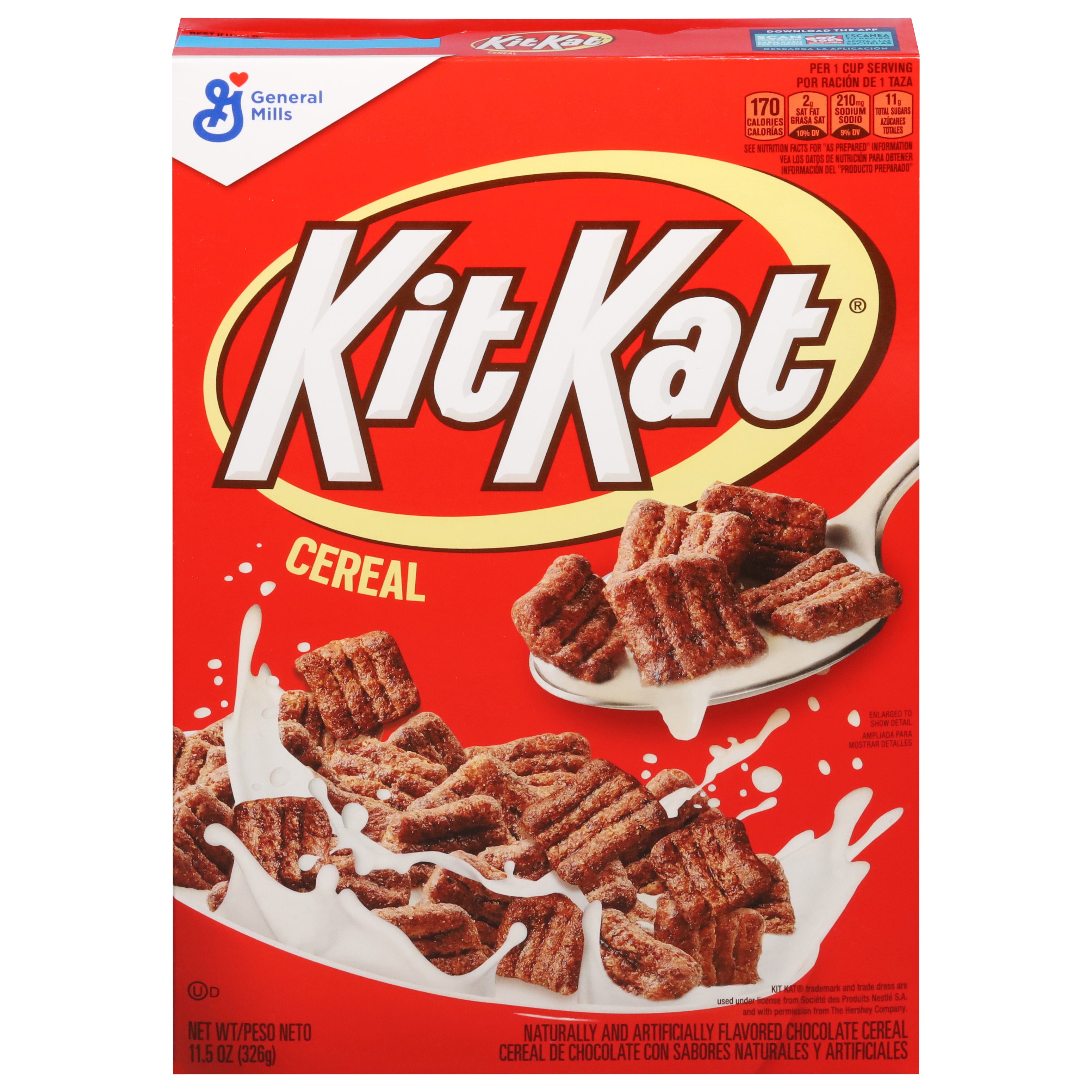 General Mills Kit Kat Cereal - 11.5 OZ 12 Pack – StockUpExpress