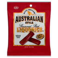 Wiley Wallaby Liquorice - 4 OZ 12 Pack