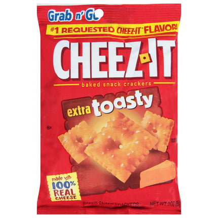 Kelloggs Cheez It Bags Extra Toasty Baked Snack Crackers - 3 OZ 36 Pack