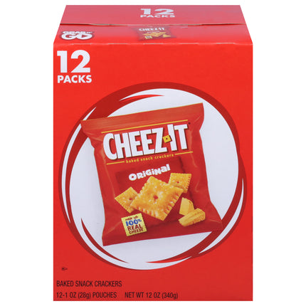 Sunshine Cheez-It Original Caddy Baked Snack Crackers - 12 OZ 6 Pack