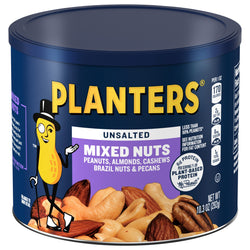 Planter's Nuts Mixed Unsalted - 10.3 OZ (Single Item)