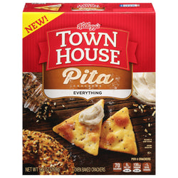 Kellogg's Town House Pita Crackers Sea Salt - 9.5 OZ 12 Pack