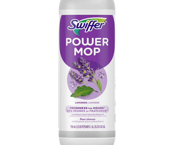 Swiffer PowerMop Floor Cleaning Solution with Lavender Scent (2 ct)