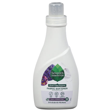 Seventh Generation HE Fresh Lavender Scent Fabric Softener - 32 FZ 6 Pack