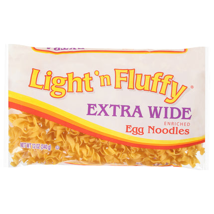 Light 'n Fluffy Extra Wide Enriched Egg Noodles - 12 OZ 12 Pack