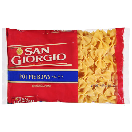 San Giorgio No. 87 Pot Pie Bows - 12 OZ 12 Pack