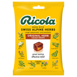 Ricola Cough Drops Original Herb - 21 Ct 8 Pack