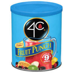 4C Fruit Punch Mix 9 Quart - 18.6 OZ (Single Item)
