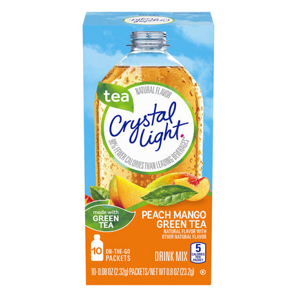 Crystal Light Sugar-Free Raspberry Green Tea On-The-Go - 0.8 OZ 12 Pack