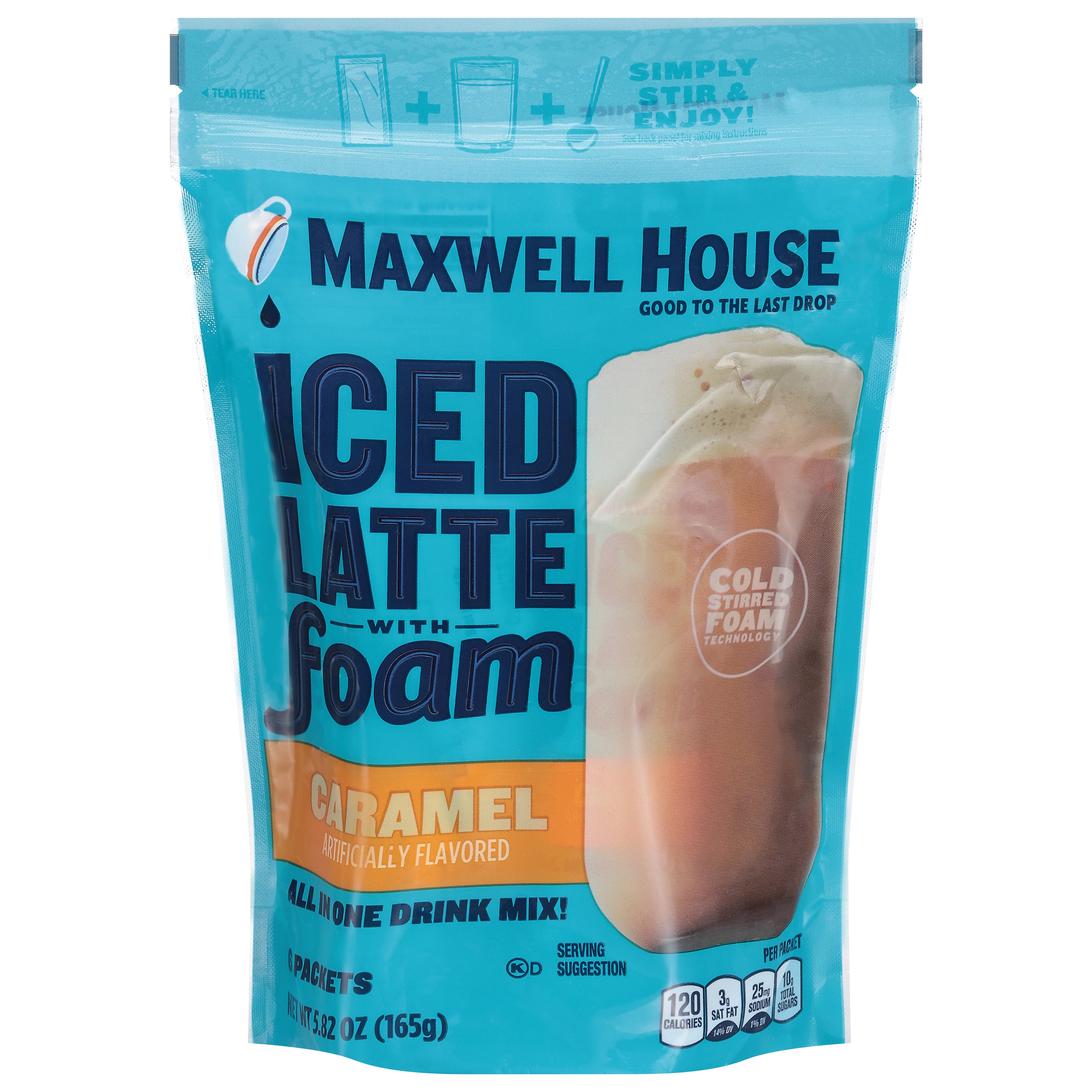 Maxwell House Iced Latte with Foam