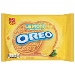 Oreo Family Size Lemon Sandwich Cookies - 18.71 OZ 12 Pack