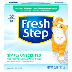 Fresh Step Multi-Cat Unscented Cat Litter - 25.0 LB 1 Pack