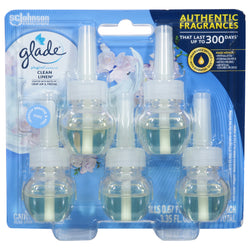 Glade Plug In Clean Linen Refills - 3.35 OZ 5 Pack