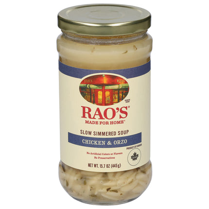 Rao's Chicken And Orzo Soup - 15.7 OZ 6 Pack