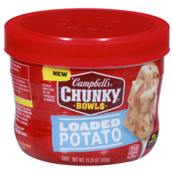 Campbell's Chunky Soup Bowl Loaded Potato Seasoned With Bacon  - 15.25 OZ 8 Pack