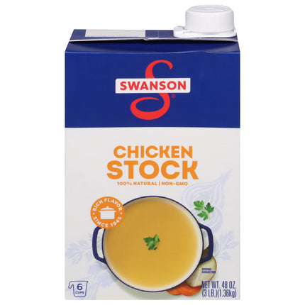 Swanson Chicken Stock - 48 OZ 8 Pack