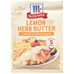 McCormick Lemon Herb Butter Sauce Mix - 0.87 OZ 12 Pack