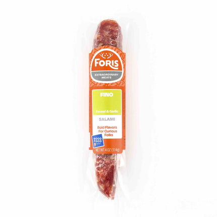 Foris Extraordinary Meats Fino Salami - 4 OZ 9 Pack