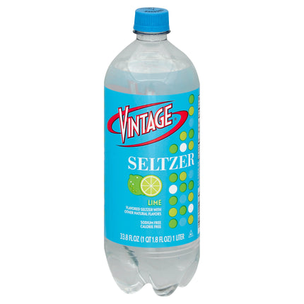 Vintage Seltzer Lime - 33.8 FZ 12 Pack