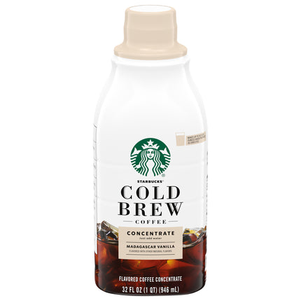 Starbucks Coffee Cold Brew Madagascar Vanilla - 32 FZ 6 Pack